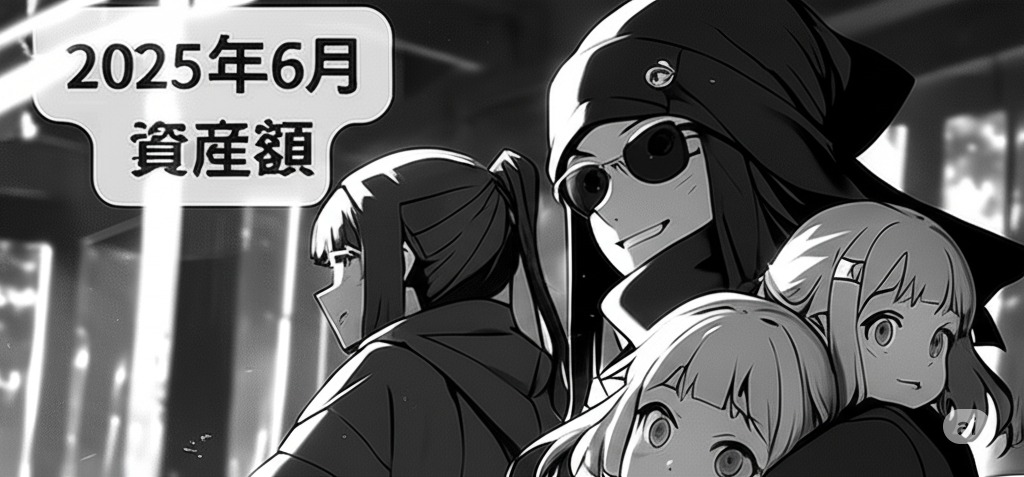 2025年6月の資産額